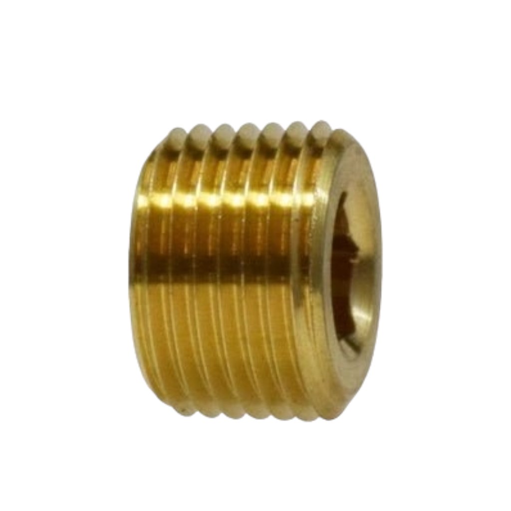 Brass Countersunk Hex Plug