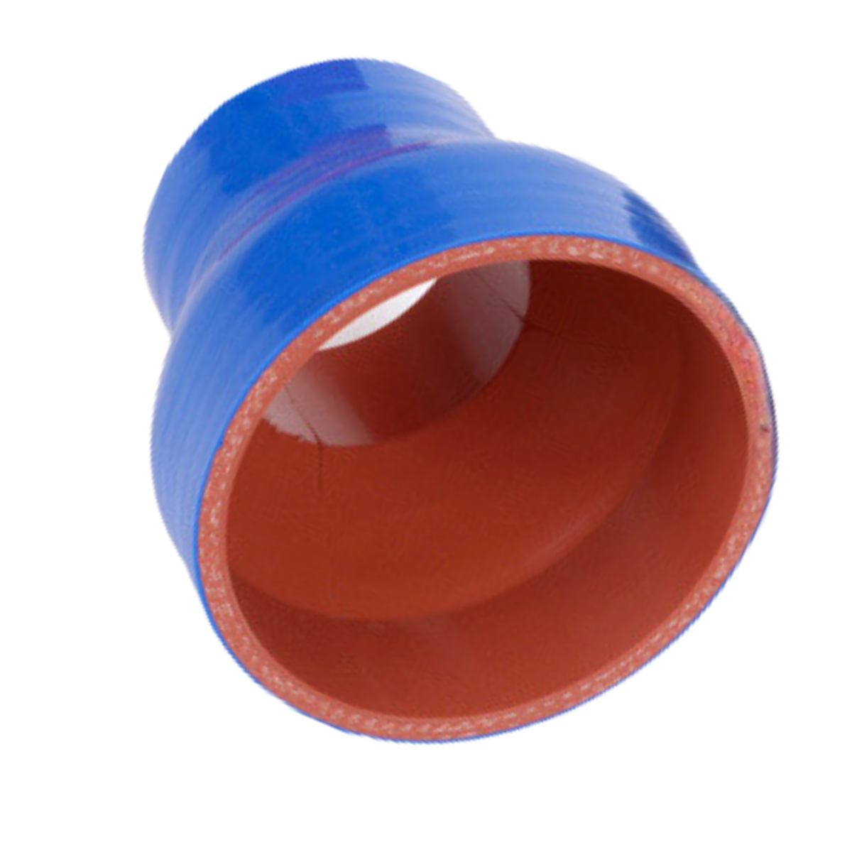 4.00in x 4.5in I.D. Blue Straight Silicone Reducer │ Flex Technologies │ All Pro Truck Parts