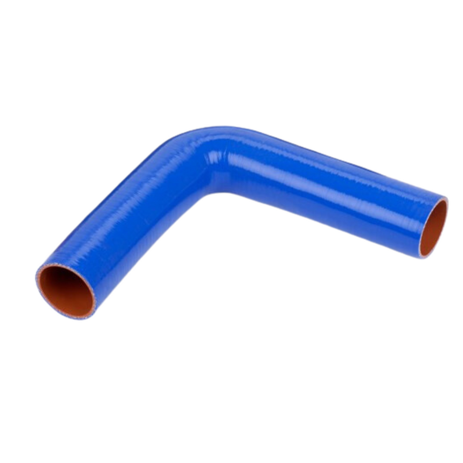 1.00in I.D. 90 Degree Preformed Coolant Hose | Blue With 10" Legs │ Flex Technologies │ All Pro Truck Parts