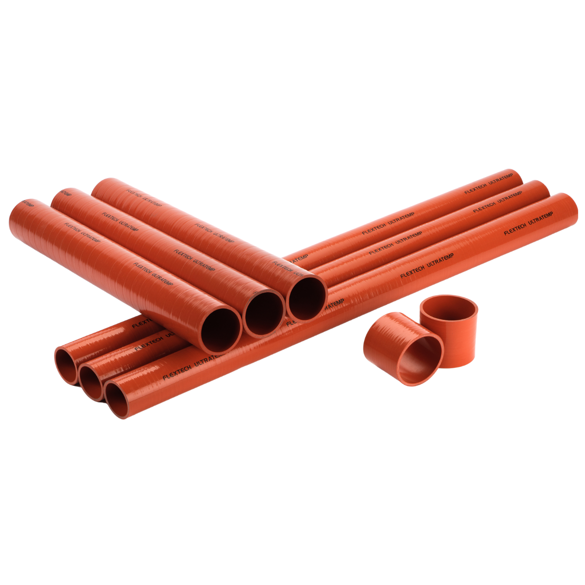 2.75in I.D. Oxide Red High Temp NOMEX Tubing | 3 Foot Stick │ Flex Technologies │ All Pro Truck Parts