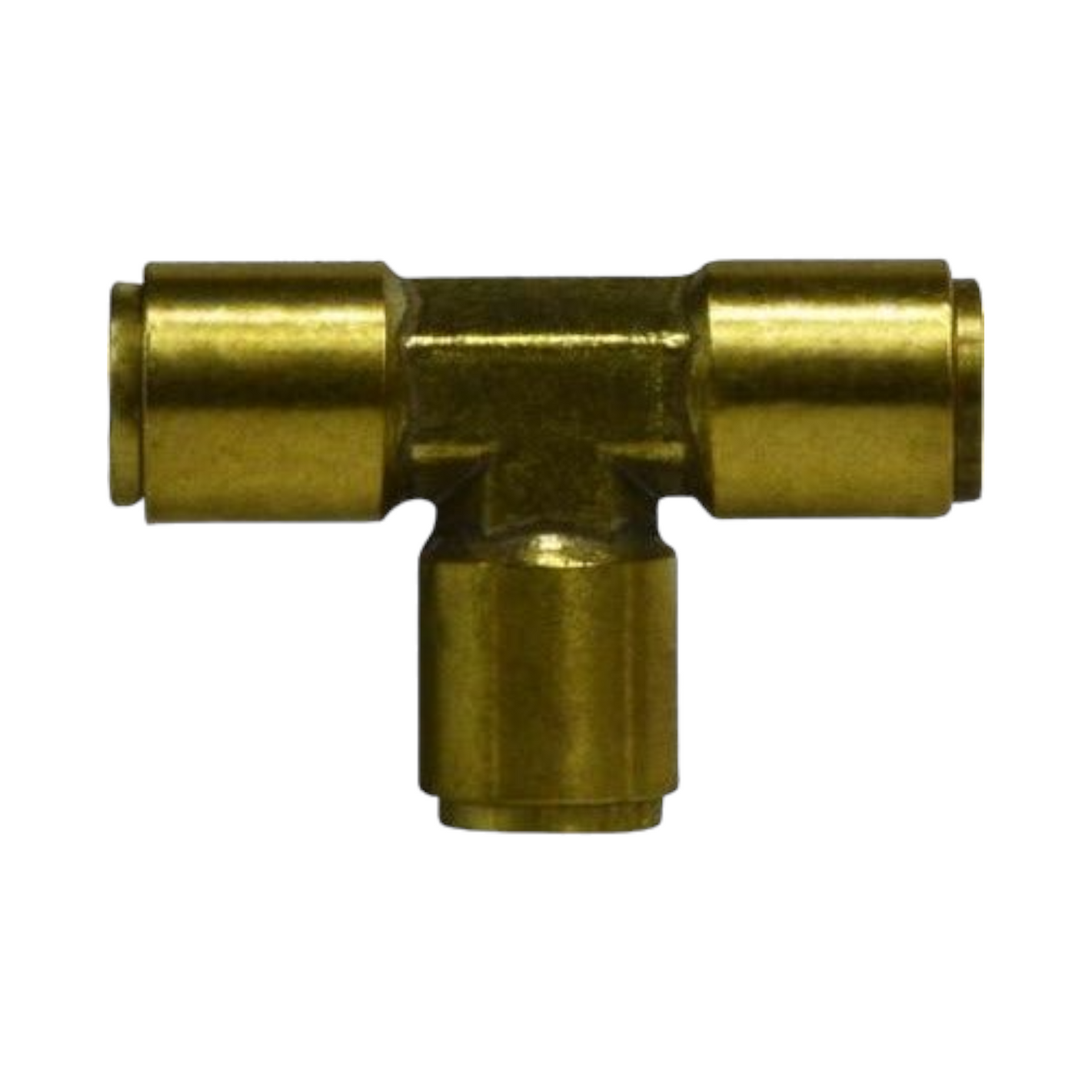 Brass Push In Union Tee | DOT Approved | Quick Connect Air Brake Tee │ Midland Industries │ All Pro Truck Parts