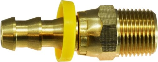 1/2 X 1/2 Push on Hose Barb X Mip Swivel Adapter 30389 | Replaces 07202-0808 │ Midland Industries │ All Pro Truck Parts