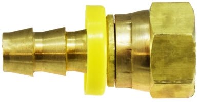 1/2 Push On Hose Barb x 1/2 Female 45/37 Flare Swivel │ Midland Industries │ All Pro Truck Parts