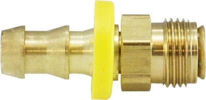 1/4 X 1/4 Push on Hose Barb X Male Jic Flare Mm-32900| Replaces 07205-0404 │ Midland Industries │ All Pro Truck Parts