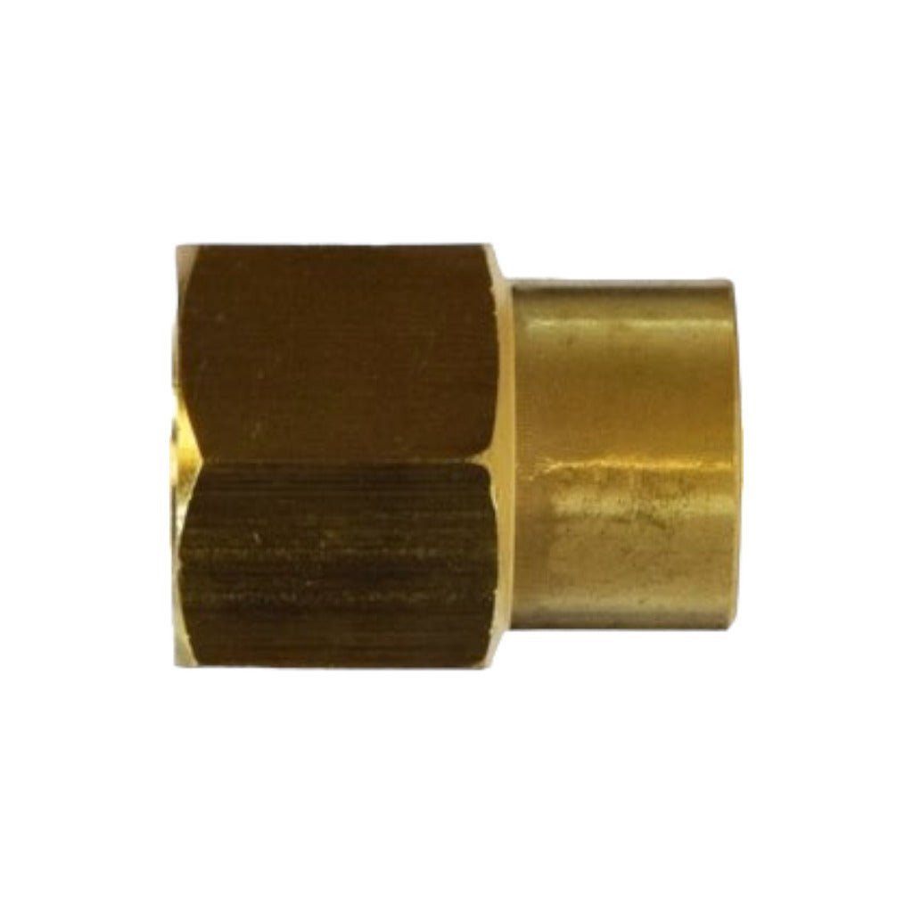 3/8" FIP X 1/4" FIP Brass Pipe Reducing Coupler │ Midland Industries │ All Pro Truck Parts