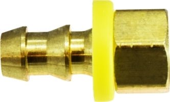 5/16 X 5/16 PUSH ON HOSE BARB X F INVERTED FLARE ADAPTER MM-30316| Replaces 07213-0505 │ Midland Industries │ All Pro Truck Parts