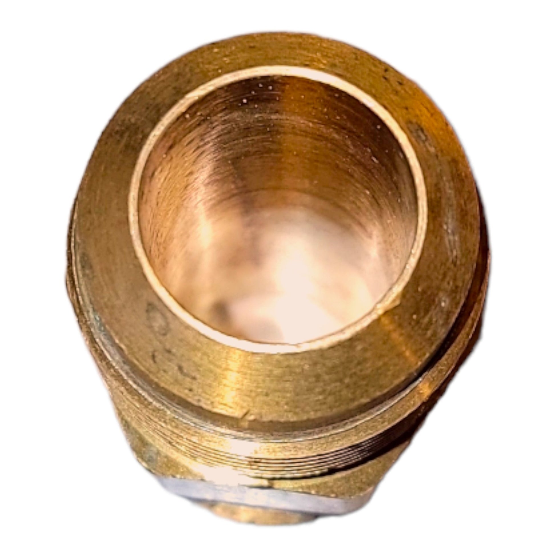 Tacoma Screw Products  1/4 SAE 45 Flare Brass Fitting - Flare Cap Nut