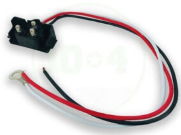 Power Products LT1410  12" 3 Wire Right Angle Plug⎪Pigtail Replaces 94993 │ Power Products │ All Pro Truck Parts